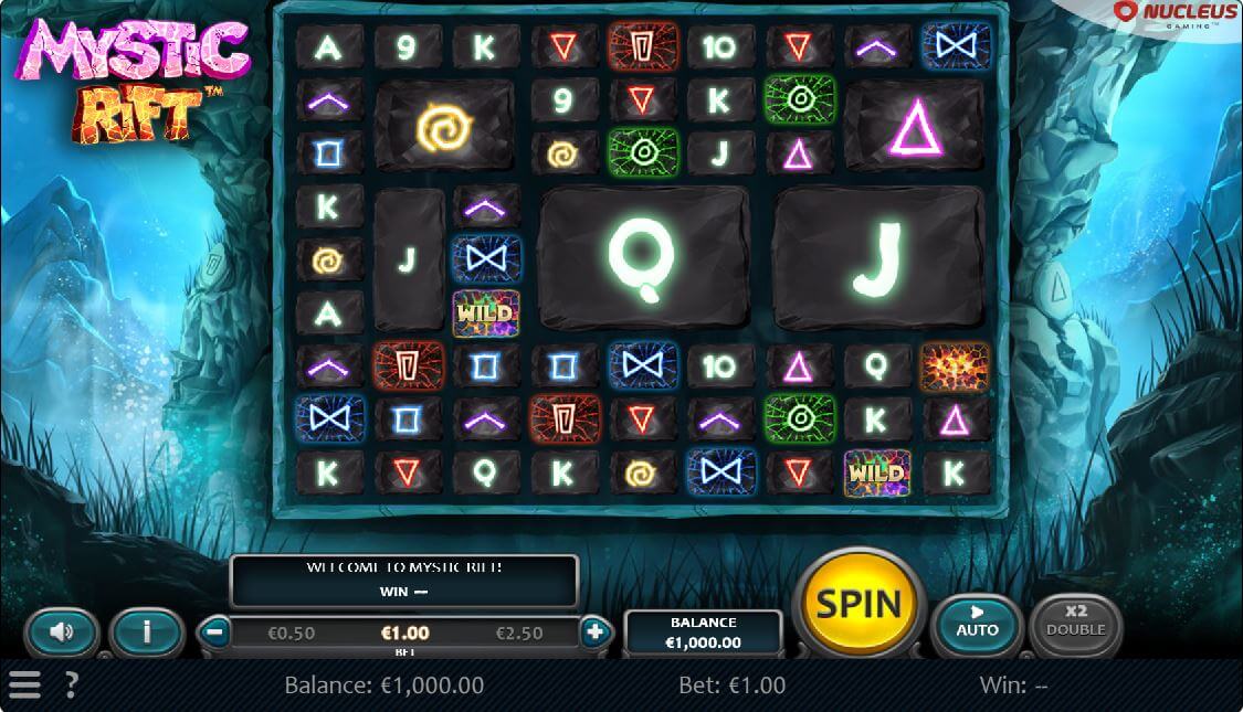 Mystic Rift Online Slot Machine Reels
